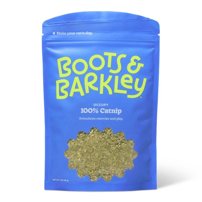 Resealable Pouch Catnip Flavor Cat Treats - Boots & Barkley™ 1oz