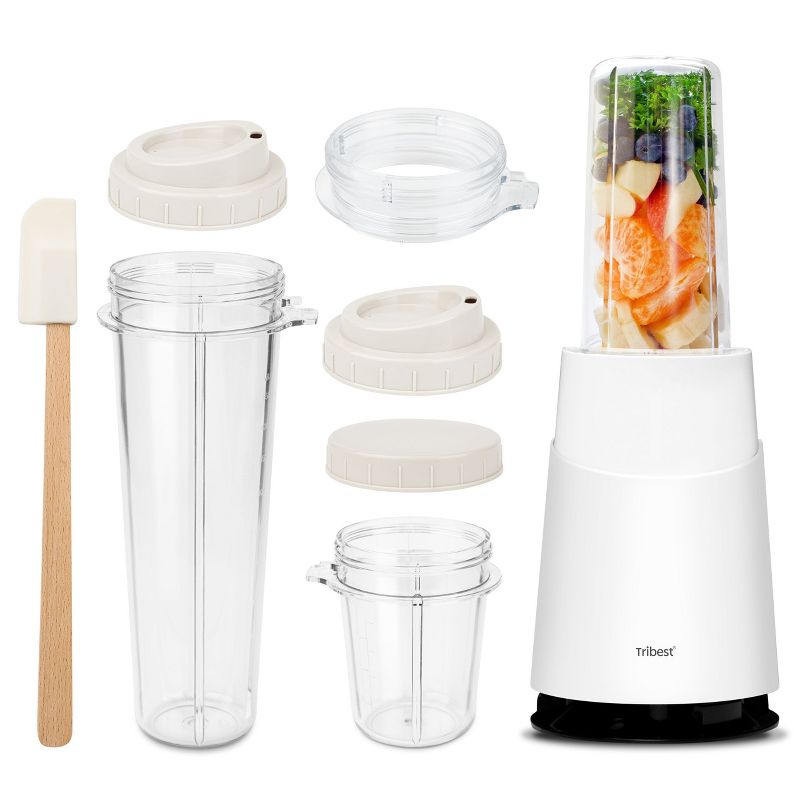 Tribest Personal Blender II Mason Jar Ready (Basic 10-Piece Set) – White