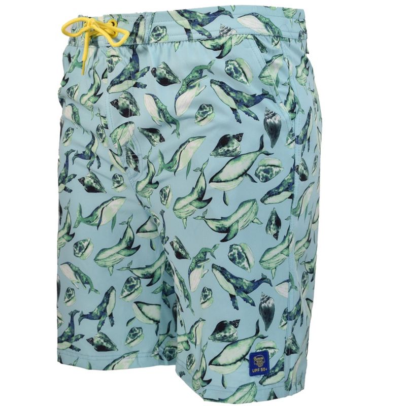 Banana Boat Men's UPF50+ Compression Liner Swimsuit | Aqua Whale Large
