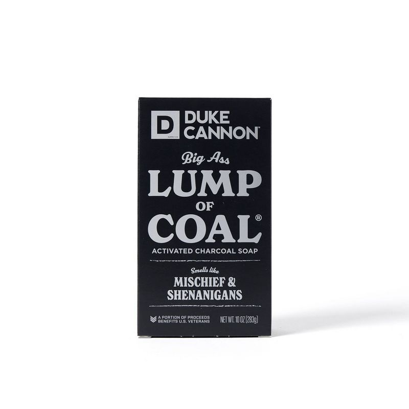 Duke Cannon Supply Co. Men's Big Ass Lump of Coal Bar Soap - Activated Charcoal - 10oz