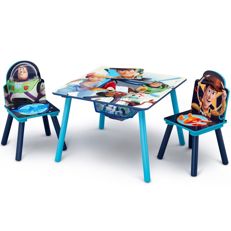 Delta Children Toy Story Table & 2 Chairs Set with Storage