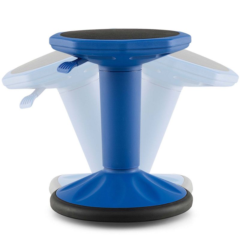 Costway Kids Active Motion Stool Ergonomic Wobble Chair with Adjustable Height Blue