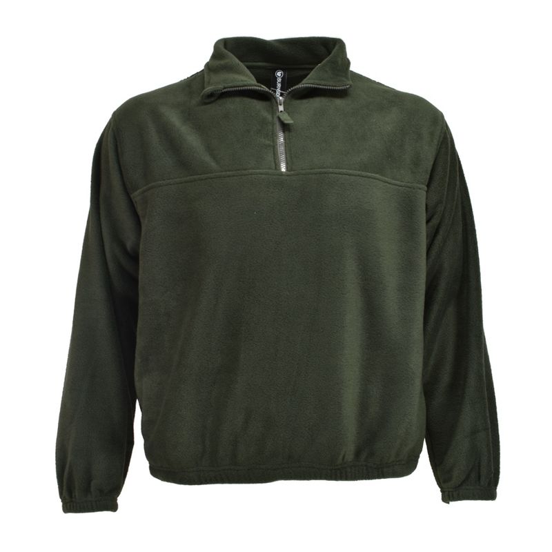 Burnside Men's Pullover Polar Fleece Jacket | Army Green Small