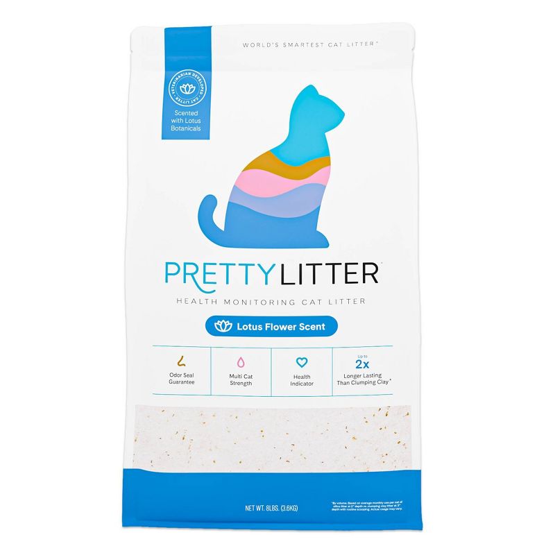 PrettyLitter Lotus Flower Cat Litter - 8lbs