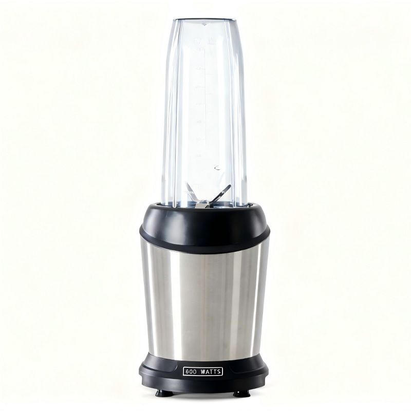 FONTOI Blenders with Portable Cups, Personal Smoothie Blender, Bullet Mixer, Stainless Steel Blades For Shakes, Silver, 10.75"*6.22"*13.78"