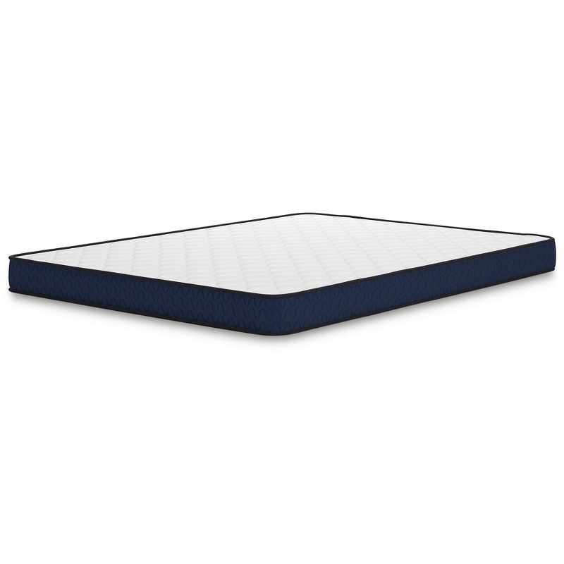 Signature Design by Ashley Firm 6 inch Queen Foam Mattress, White