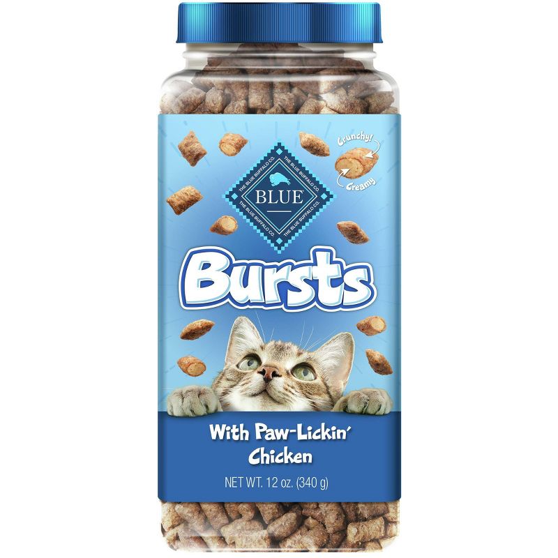 Blue Buffalo Bursts with Chicken Crunchy & Creamy Cat Treats - 12oz