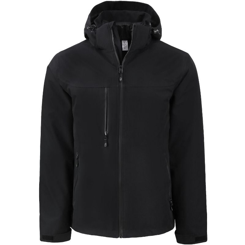 Clique Cornice 3-in-1 Eco Waterproof Parka + Inner Layer Full Zip Mens Jacket System - Black - Large