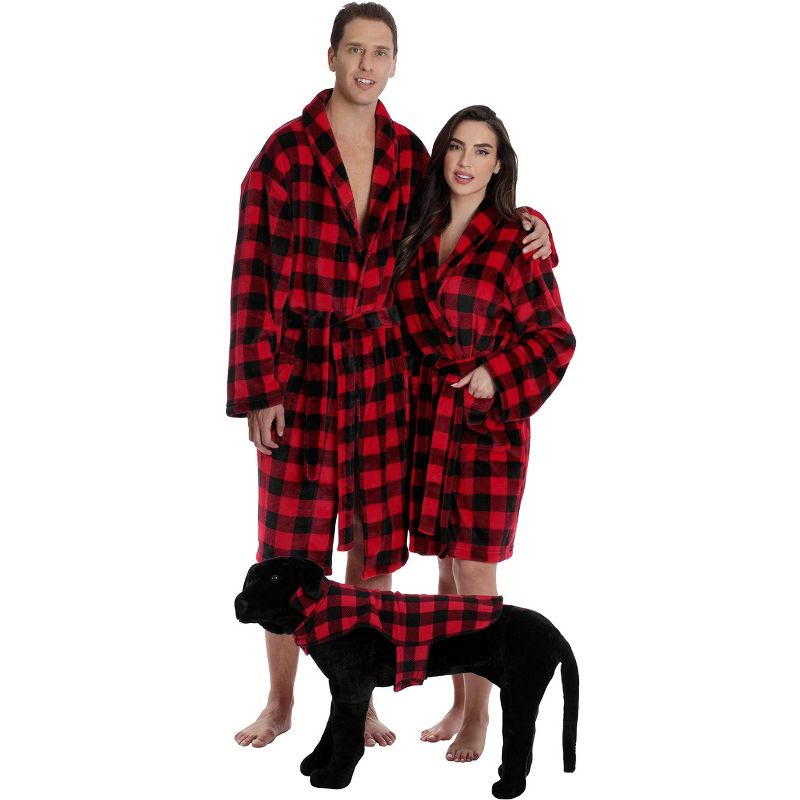 #followme Ultra Soft Velour Robes for Men 6748-10195-XXXL