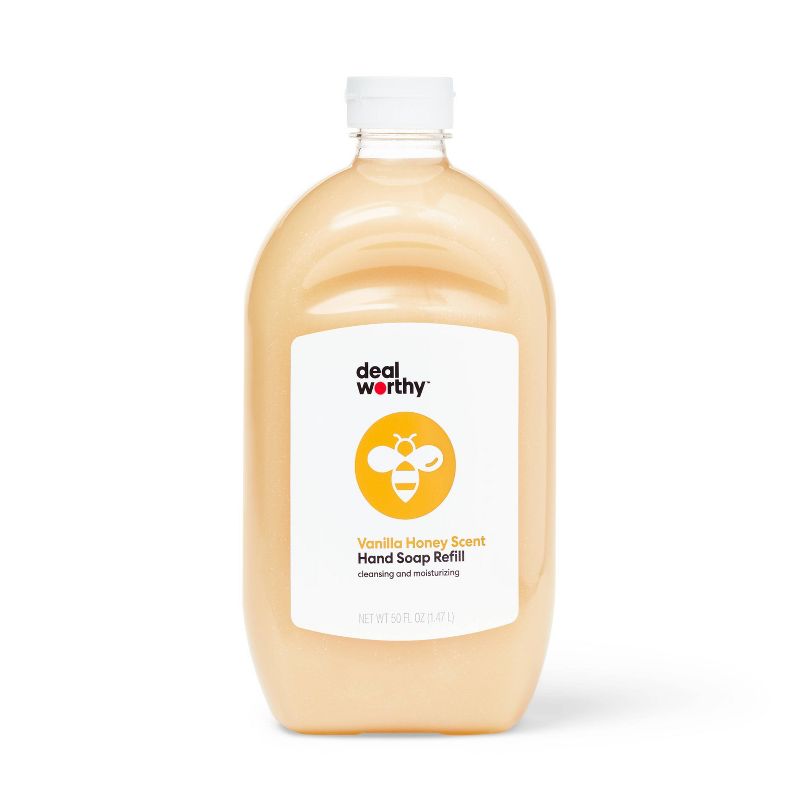 Gel Hand Soap - Vanilla Honey - 50oz - Dealworthy™