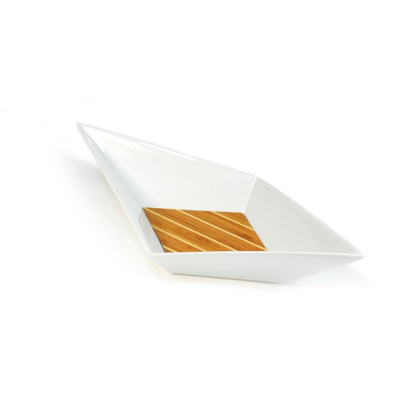 XXD Shanty Porcelain Bowl with Coaster/Bamboo Insert