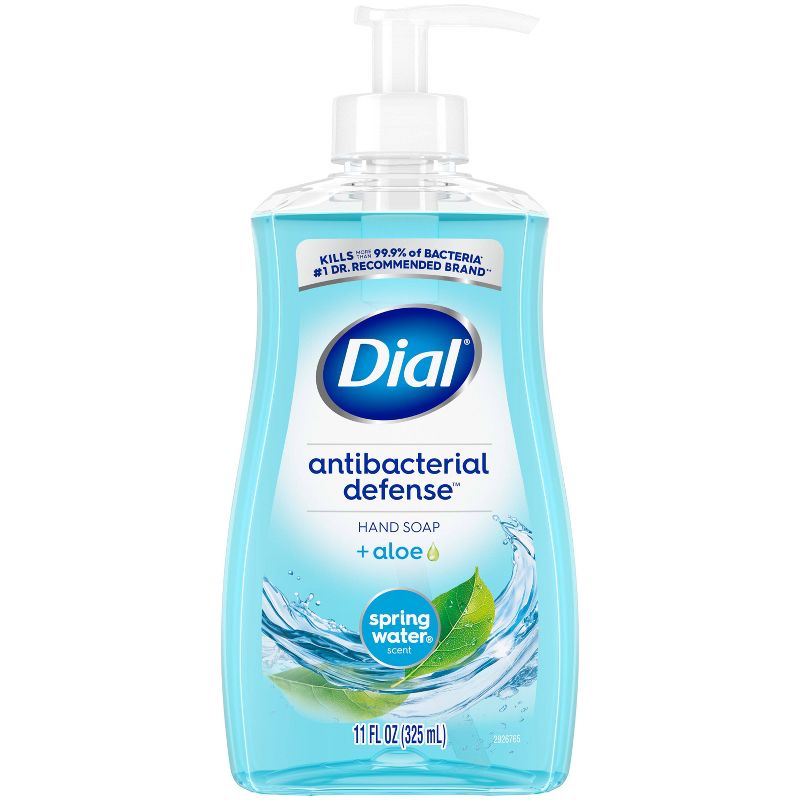 Dial Antibacterial Defense Liquid Hand Soap - Spring Water - 11 fl oz
