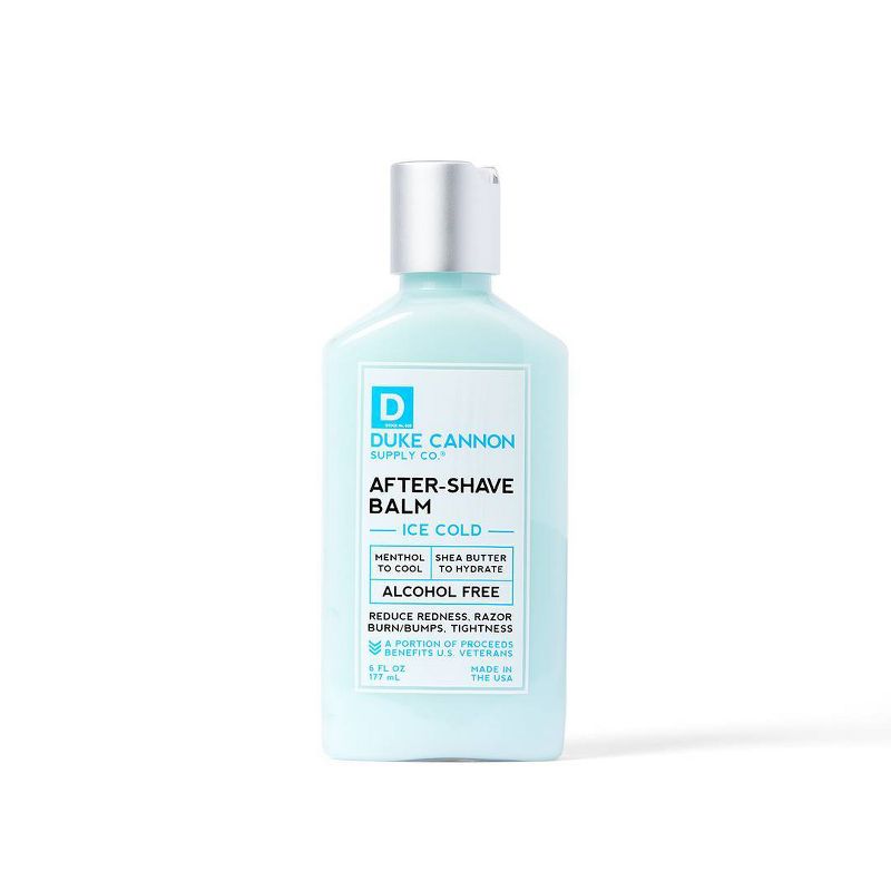 Duke Cannon Cooling After Shave Balm - Alcohol-Free Shave Balm with Menthol for Men - 6 fl. oz