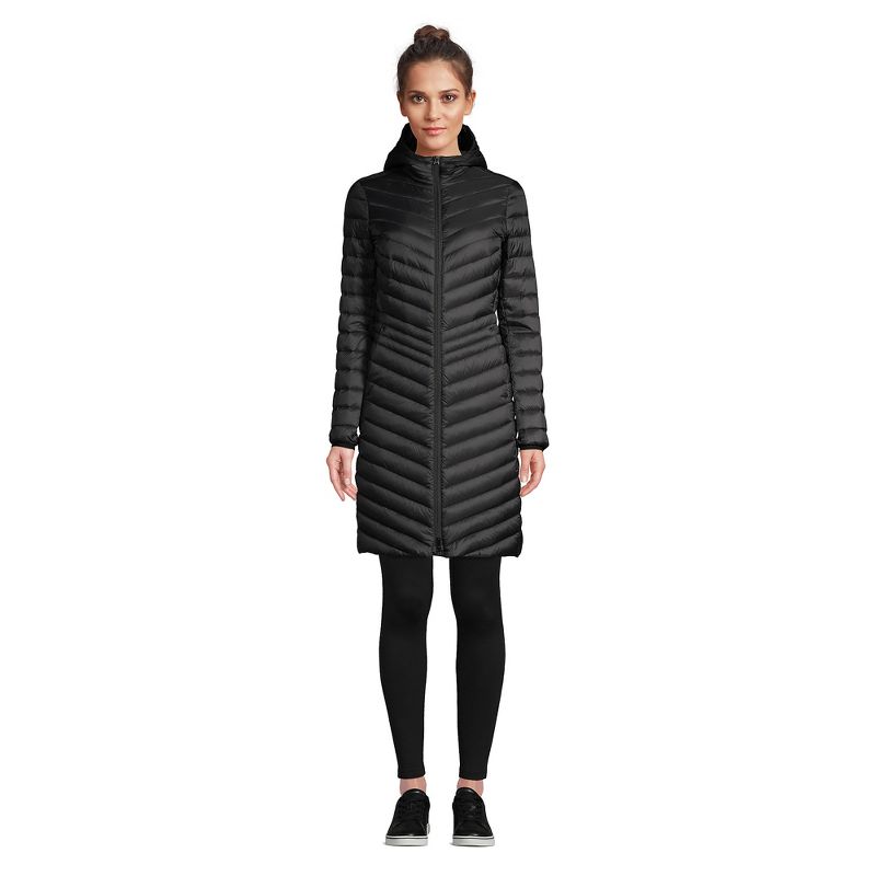 Lands' End Women's Outerwear Wanderweight Ultralight Packable Down Coat