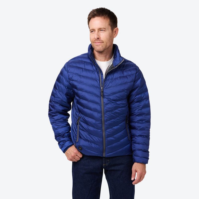 Mobile Warming Mens Backcountry Xtera Heated Puffer Jacket X-Large Navy