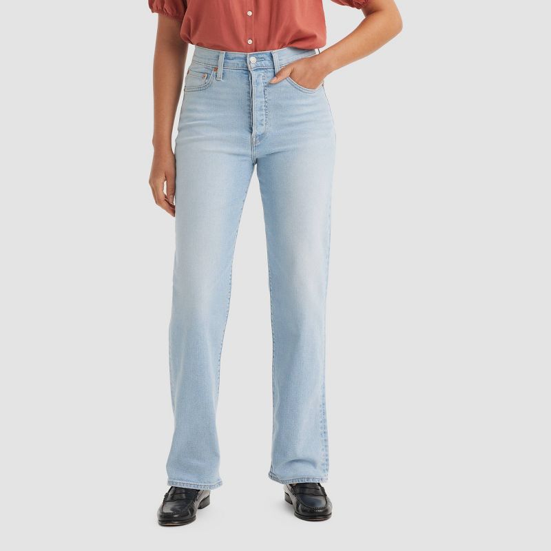 Levi's® Women's Ultra-High Rise Ribcage Straight Jeans - All Alone 32: Heavyweight Denim, Relaxed Fit