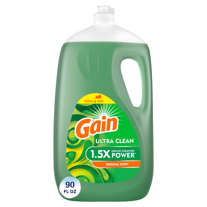Gain Original Ultra Liquid Dish Soap - 90 fl oz