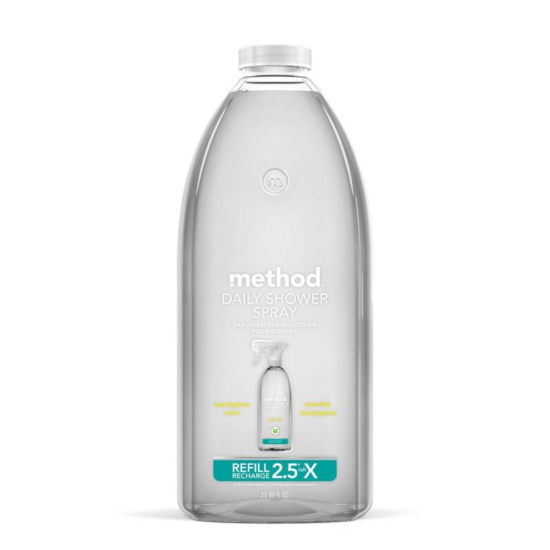 Method Eucalyptus Mint Daily Shower Cleaner Refill - 68 fl oz
