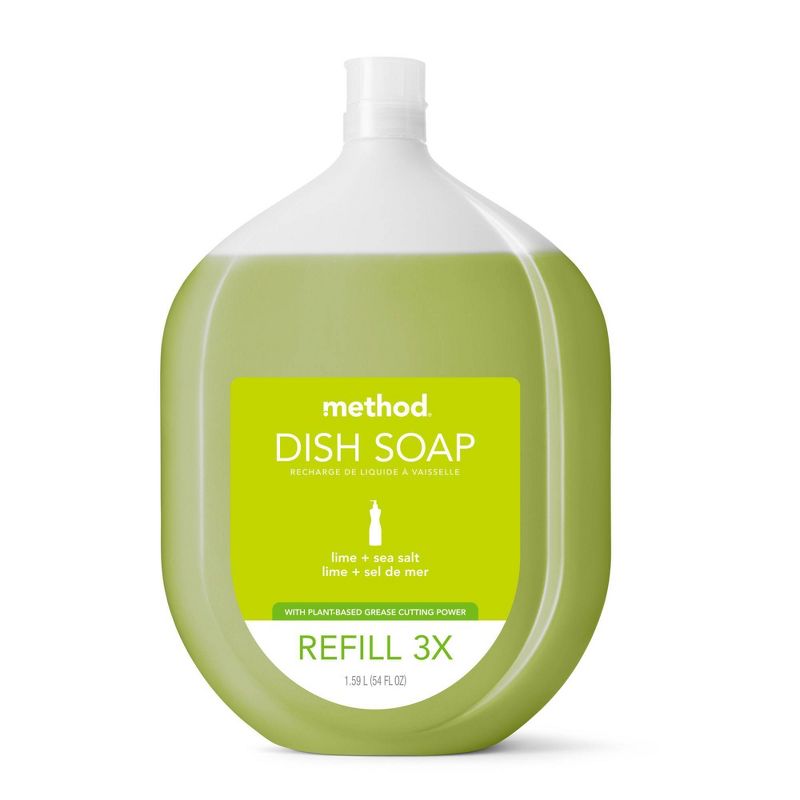 Method Lime + Sea Salt Dish Soap Refill - 54 fl oz