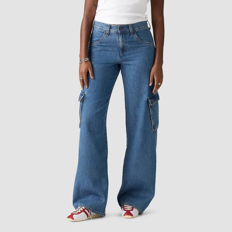 Levi's® Women's Superlow Loose Jeans - All Over Blue 32