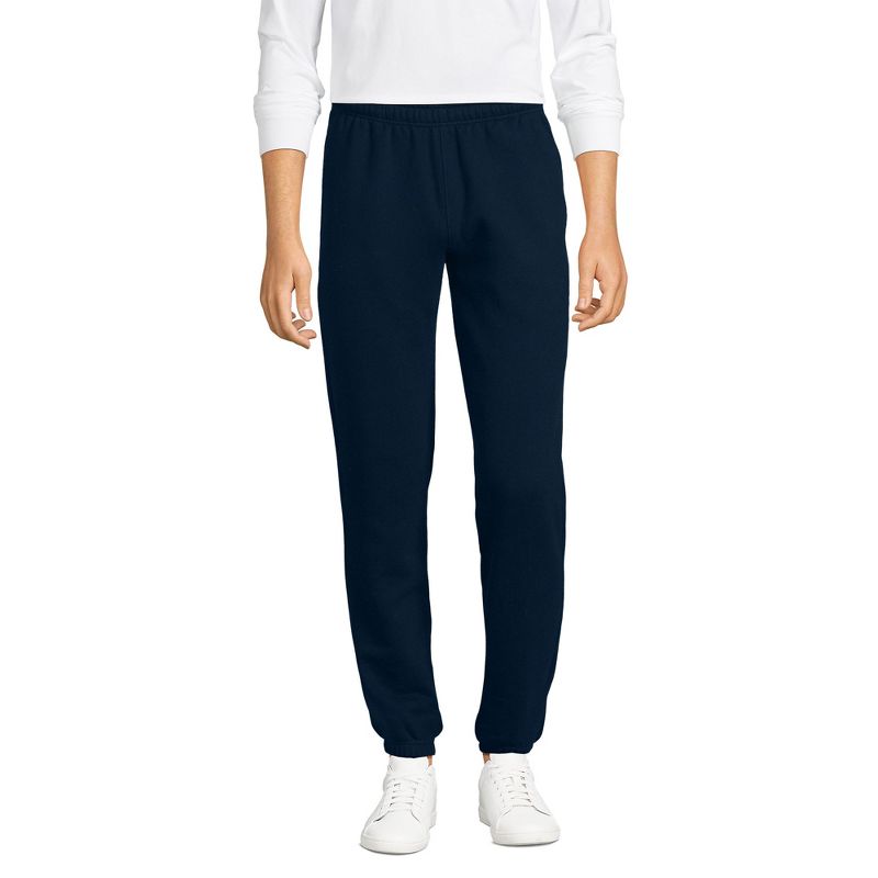 Lands' End Men's Tall Serious Sweats Jogger Pant - X Large Tall - Radiant Navy