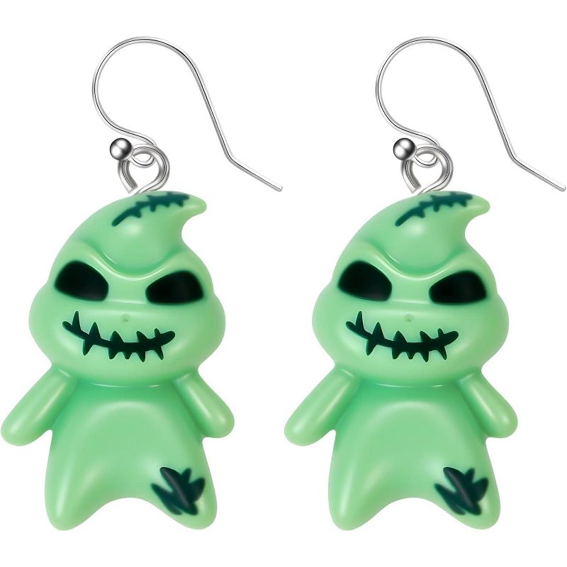Spooky Ghost & Bat Stud Earrings - Matching Halloween Costume Jewelry for Women, Cute Gift for Hocus Pocus Party & Christmas