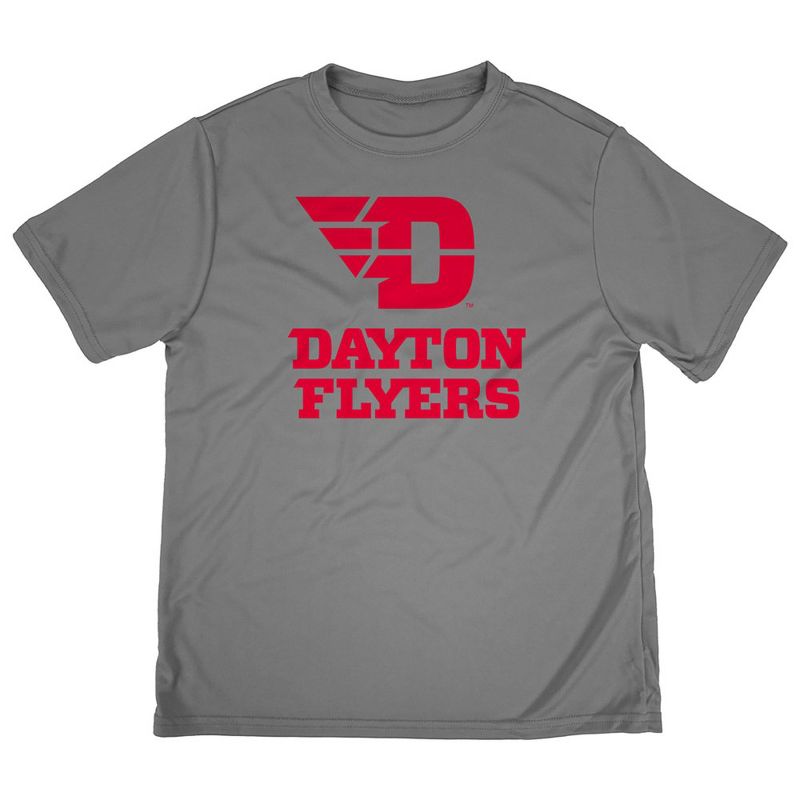 Boys' University of Dayton Sport T-Shirt Primary Logo Charcoal Small