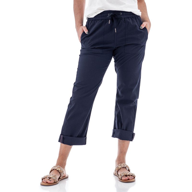 Aventura Clothing Women's Ballard Pull-On Ankle Pant - Sky Captain, Size Medium