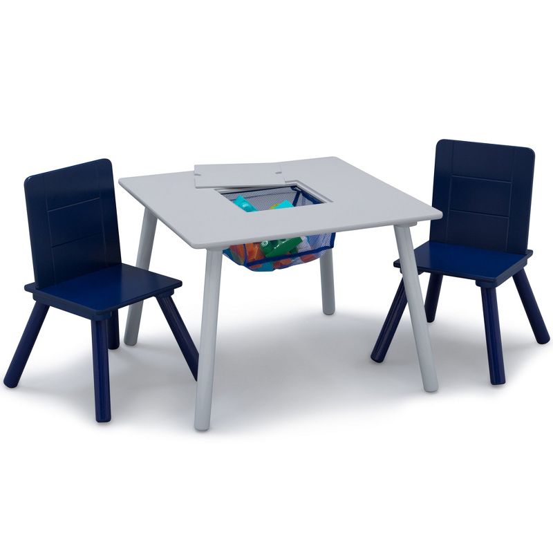 Delta Children Kids Table and 2 Chairs with Storage