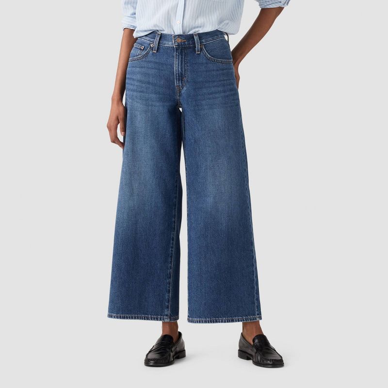 Levi's® Women's Middy Wide Leg Ankle Jeans - Kiss Goodbye 32
