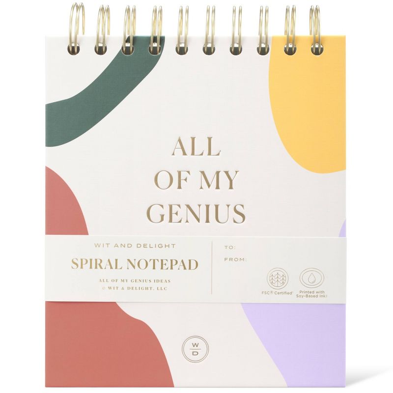 Wit & Delight Genius Ideas Spiral Notepad