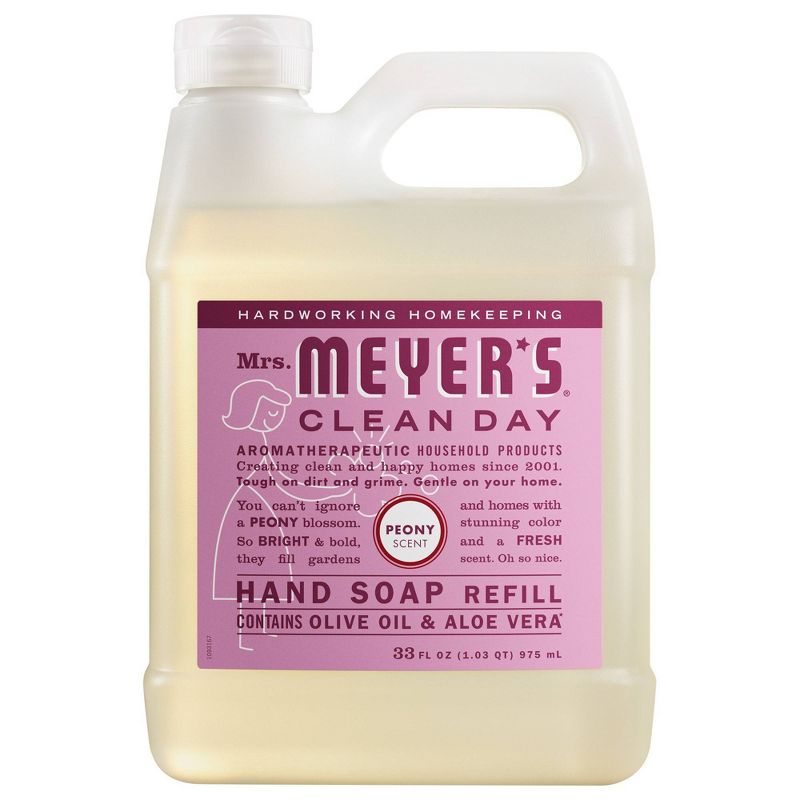 Mrs. Meyer's Clean Day Peony Hand Soap Refill - 33 fl oz