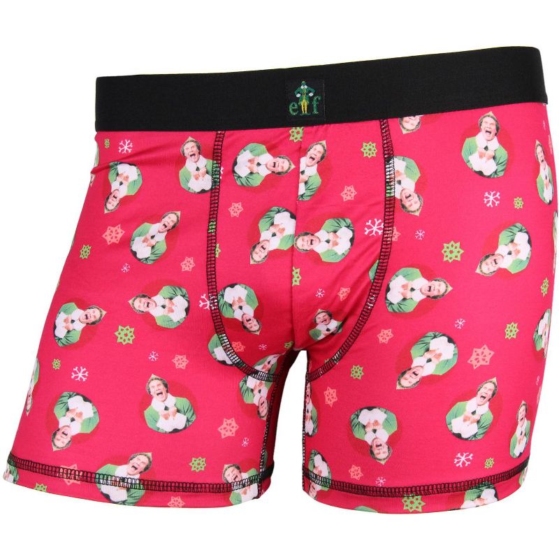 Elf The Movie Men's Buddy The Elf Boxer Briefs Underwear (XX-Large)