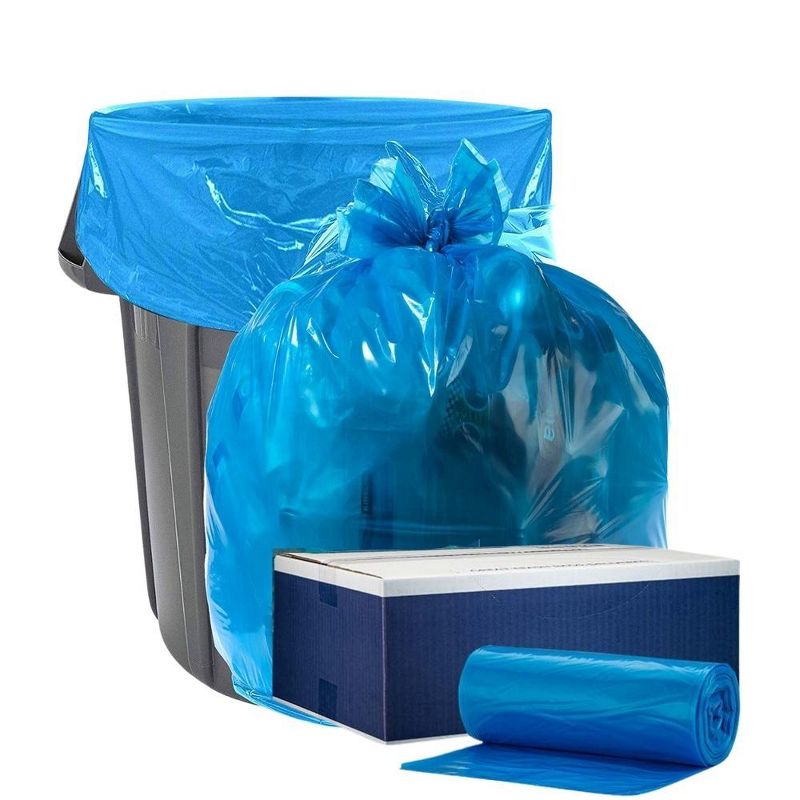 Plasticplace 55-60 Gallon Recycling Bags (100 Count)