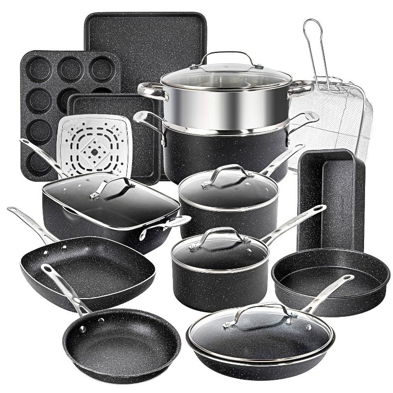 Granitestone 20 Pc Nonstick Cookware and Bakeware Set