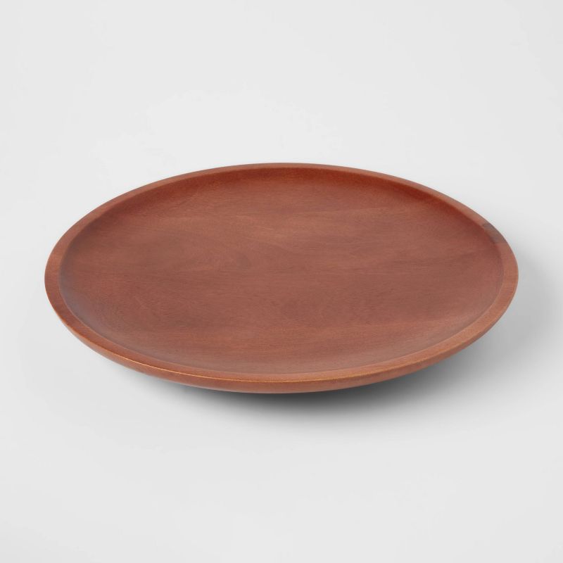 13.5" Wood Signature Round Lazy Susan - Threshold™