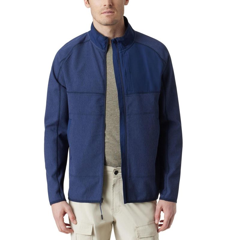 BASS OUTDOOR Mens Trail Windbreaker Jacket, navy, Small