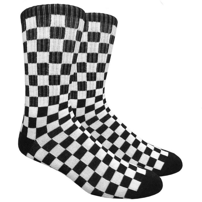 Black and White Toro Socks (Men's Sizes, Adult Large) from the Sock Panda