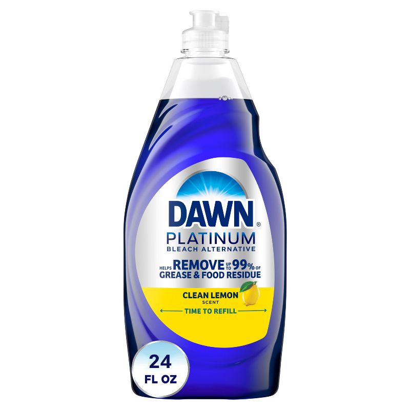 Dawn Platinum Bleach Alternative Clean Laundry Detergent - Lemon - 24 fl oz