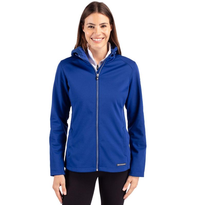 Cutter & Buck Evoke Softshell Recycled Full Zip Womens Jacket - Tour Blue - XL