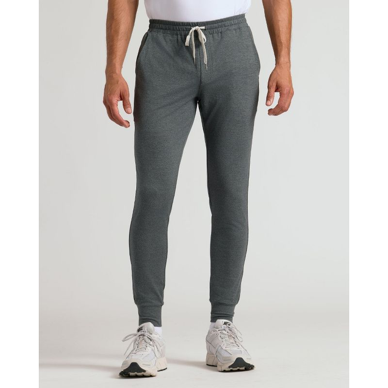 Men's - Charcoal Heather Gray Active Joggers Charcoal Heather Gray Medium - True Classic