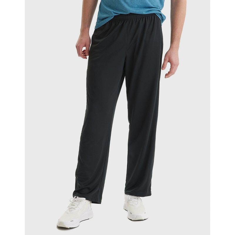 Hanes Sport X-Temp Men's Training Pants, 32" Black XL