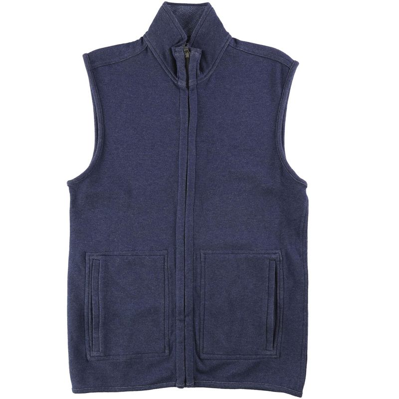 Tasso Elba Mens Layering Sweater Vest, deepindigohtr, Small