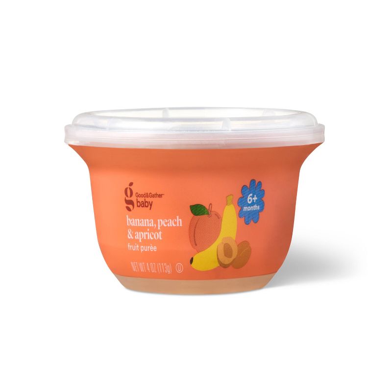 Baby Food Tub - Banana Peach Apricot - 4oz - Good & Gather™