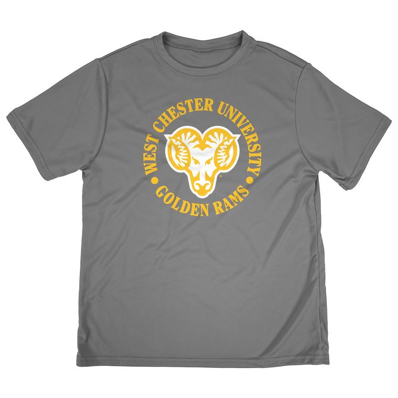 Boys' West Chester University (Passhe) Sport T-Shirt Primary Logo Charcoal Large