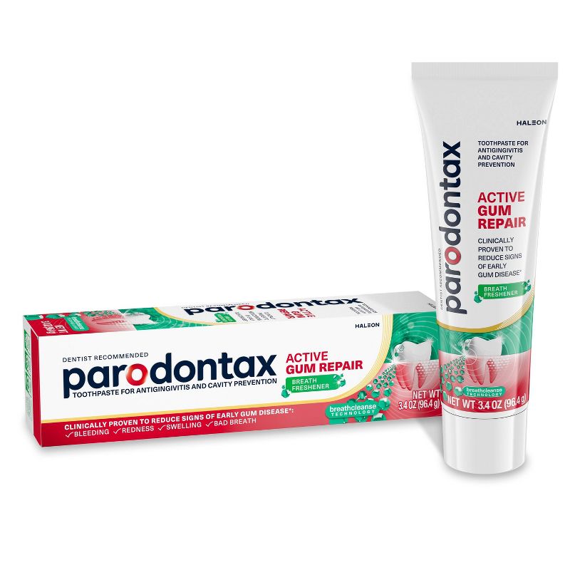 Parodontax Active Gum Repair Toothpaste - Breath Freshener - 3.4oz