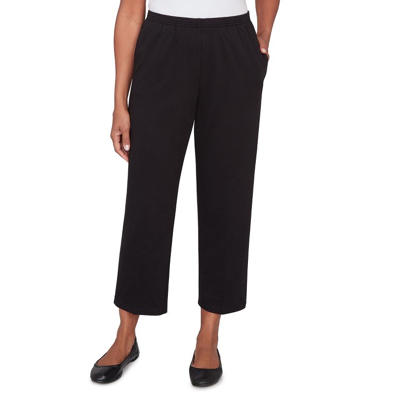 Alfred Dunner Women's Classic French Terry Short Length Pant