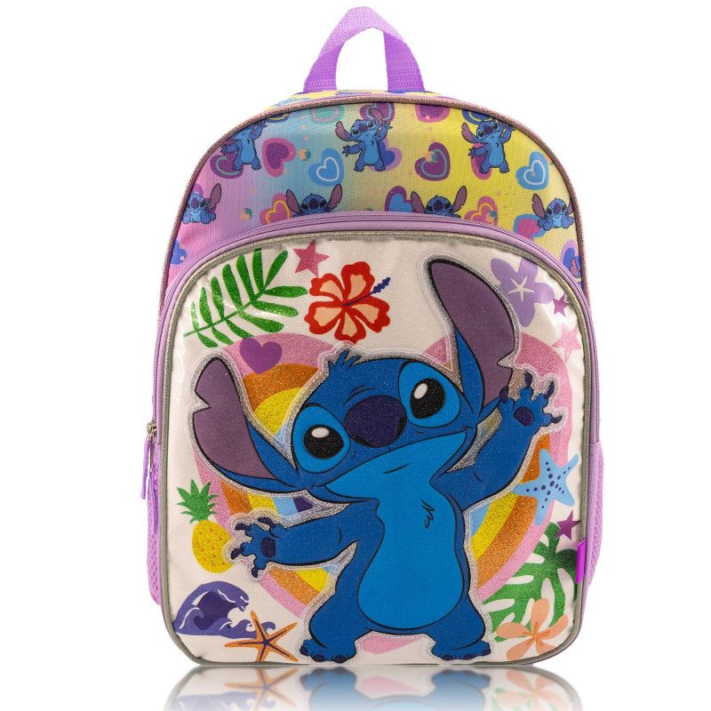 Disney Kids' Stitch 14" Backpack - Purple