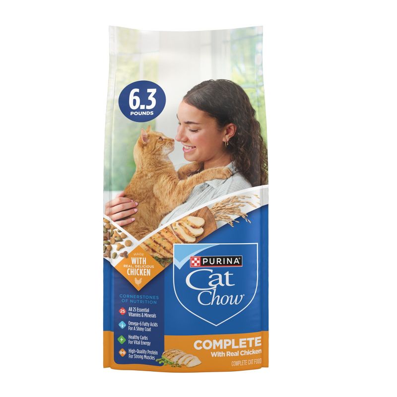 Purina Cat Chow Complete Chicken Flavor Dry Cat Food - 6.3lbs