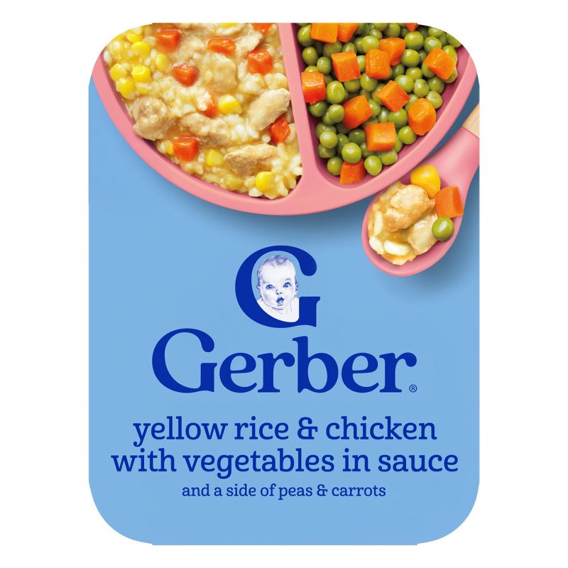 Gerber Toddler Food Meals Yellow Rice & Chicken with Vegetables Sauce - 6.67oz​